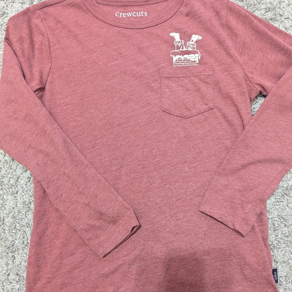 Crewcuts Santa Pocket Tee